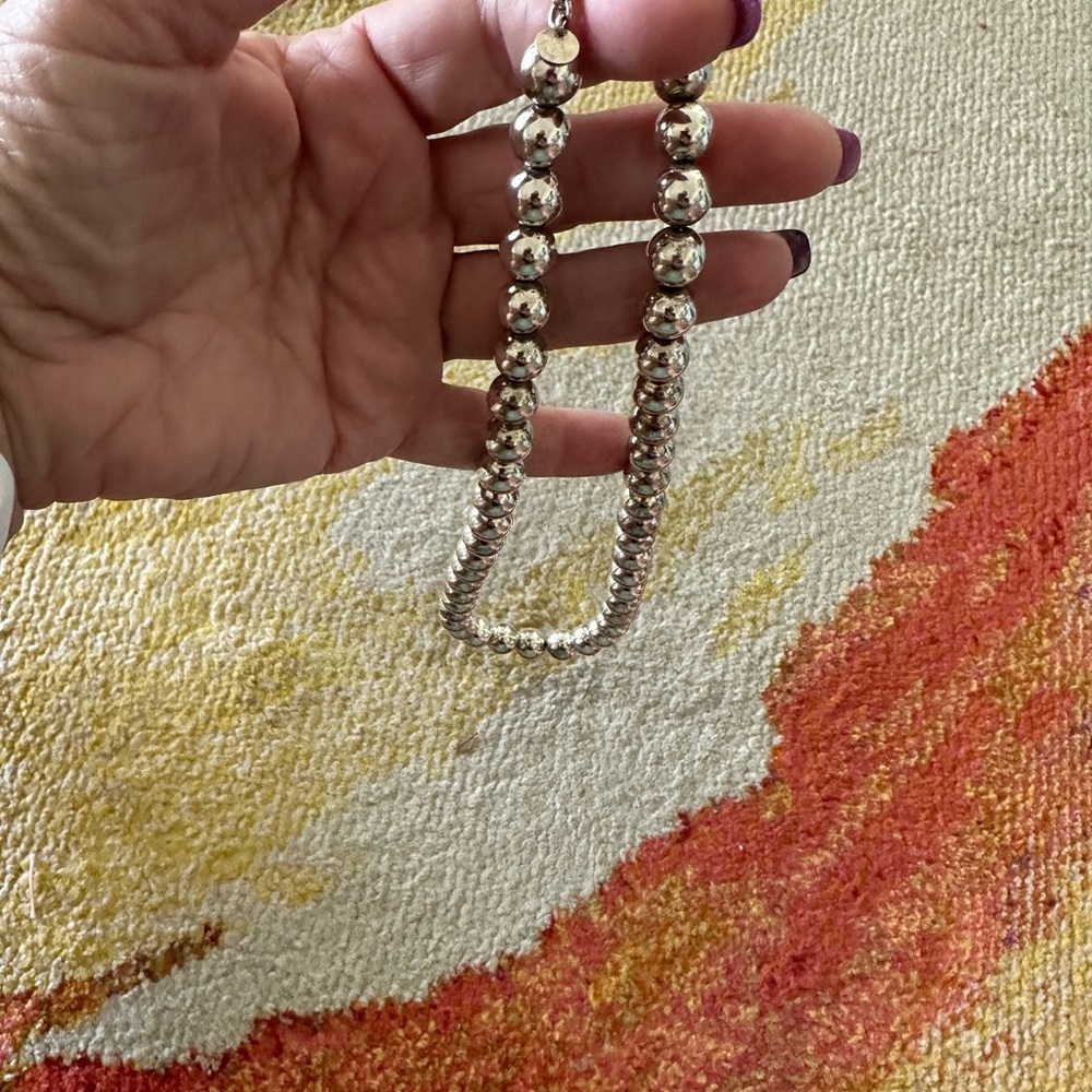 Authentic Tiffany HardWare Ball Necklace